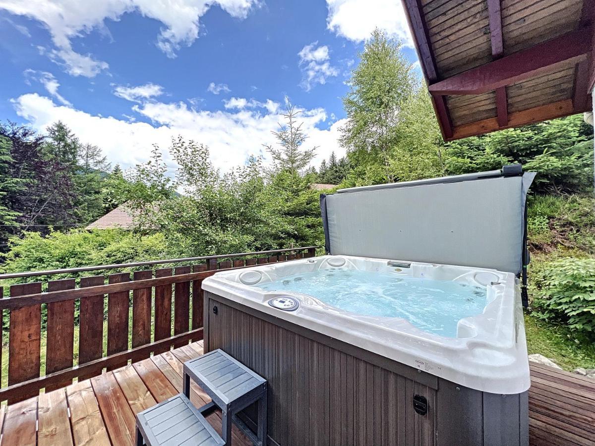 Les Cimes Blanches Cledicihome Chalet 10 Pers Spa & Grand Terrain 4 Minutes Des Pistes La Bresse Bagian luar foto
